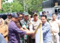 Pelepasan Logsitik Pemilu dari Kantor KPU menuju 118 TPS di Kota Solok.(Ist)