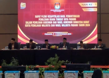 KPU Padang Gelar Rapat Pleno Rekapitulasi Pilkada 2024 dengan Lancar dan Transparan