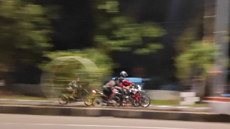 Balap liar yang kerap terjadi di Jalan Khatib Sulaiman Padang