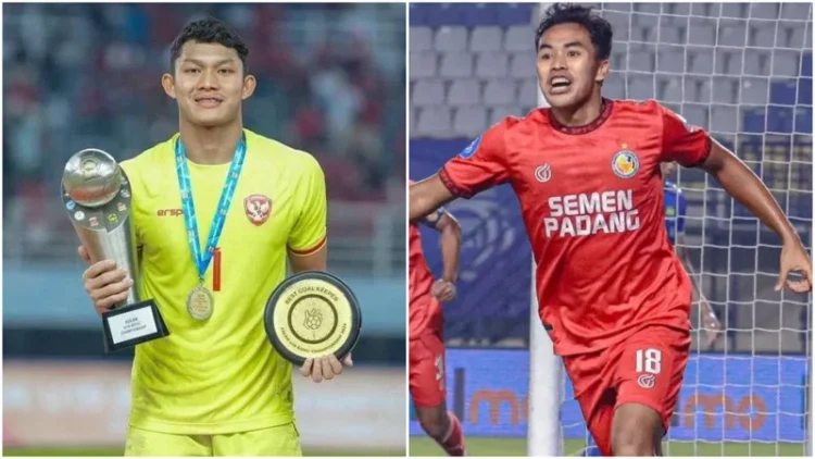 Ikram Algiffari dan Gala Pagamo, dua pemain Semen Padang FC yang dipanggil untuk ikut TC Timnas U20