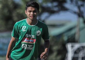 Irkham Mila eks pemain PSS Sleman yang kini membela Semen Padang FC