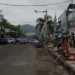 Jalan Permindo Padang tanpa PKL yang berjualan di pinggir jalan