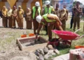 Peletakan batu pertama gedung baru perpustakaan daerah Kota Padang