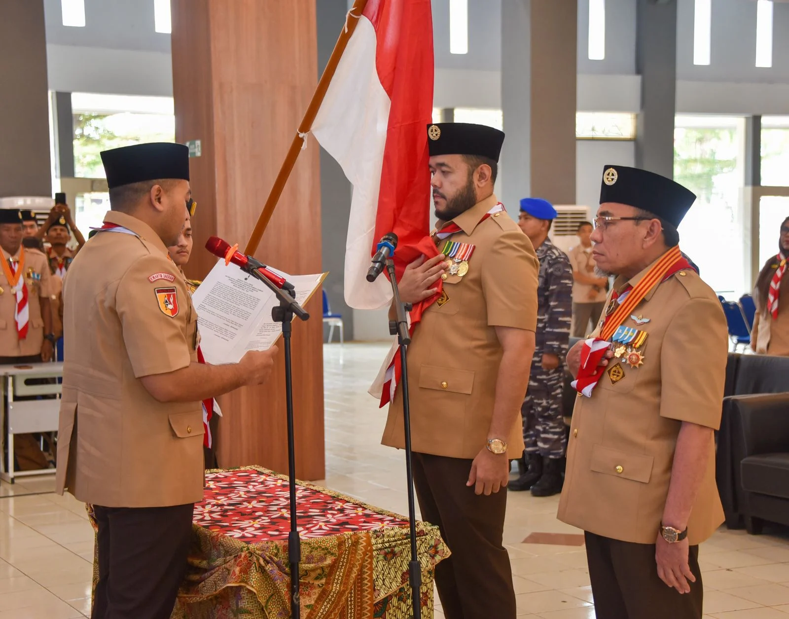 Wako Fadly Amran Dilantik sebagai Kamabicab 09 Gerakan Pramuka Kota Padang 2022-2027