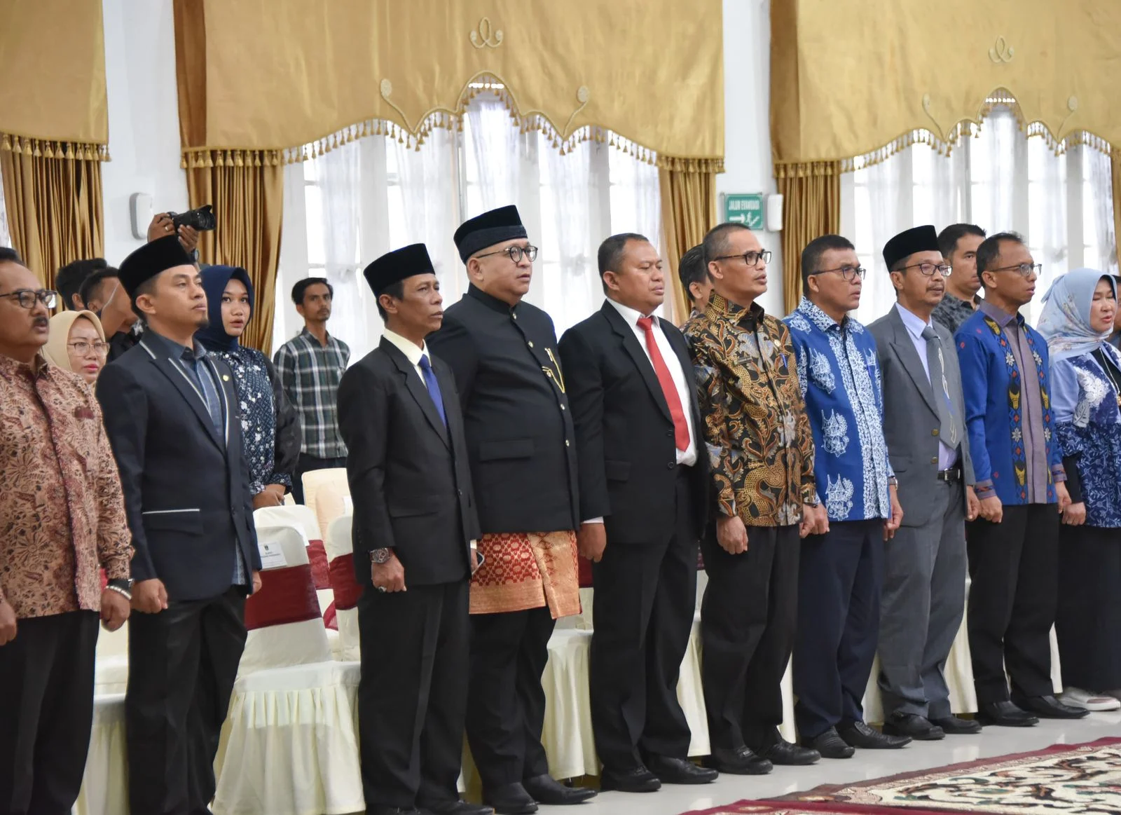 Sekdako Padang Andree Algamar Hadiri Pengukuhan PJs Bupati Pasaman