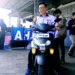 Sales Manager CV Tjahaja Baru, Ricky Indarto Halim saat peluncuran Yamaha New Gear Ultima 125 Hybrid, di Gudang Yamaha Motor Jalan Bypass KM 20, Balai Gadang, Kota Padang, Rabu 30 April 2025.