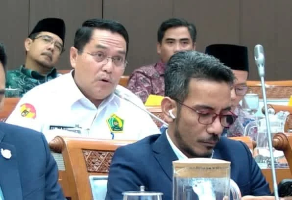 RDP Bersama Komisi VIII, Kakanwil Mahyudin Paparkan Kesiapan Embarkasi Padang