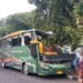 Bangkai bus ALS yang kecelakaan di Kota Padang Panjang