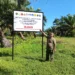 Tanda Segel dari Tim Satgas Penertiban Kawasan Hutan di Lahan PT SJAL di Pessel