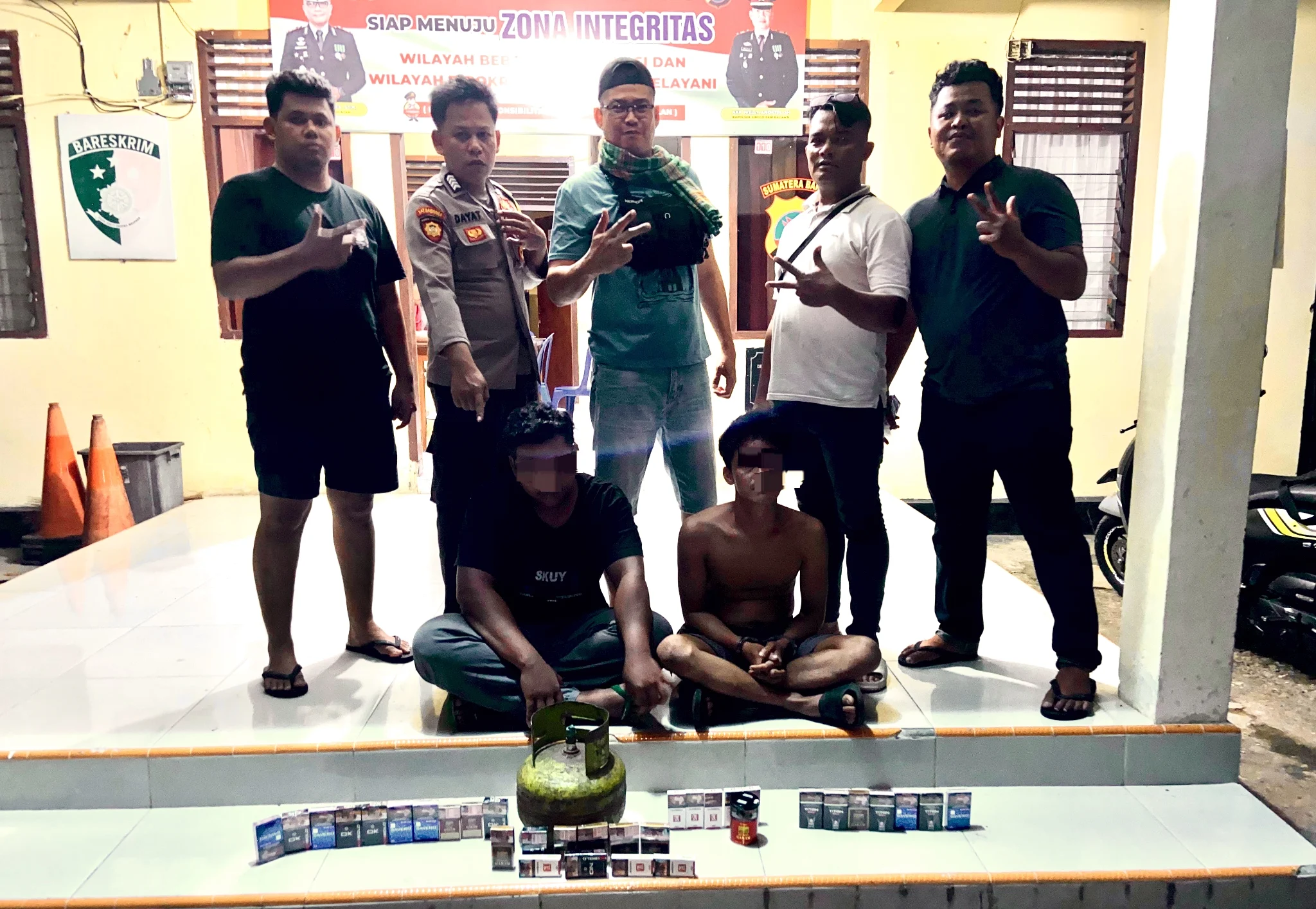 Bobol Warung Warga, Dua Pemuda di Linggo Sari Baganti Pessel Tak Berkutik Saat Ditangkap Polisi