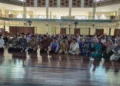 Pelepasan Jemaah Haji dari Bank Nagari di Kota Solok