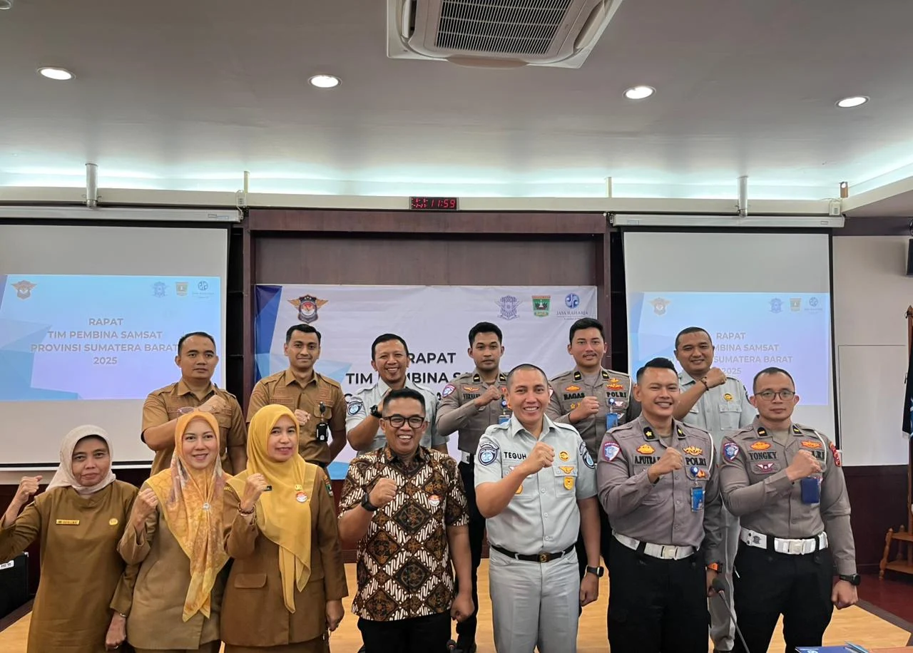 Tim Pembina Samsat Provinsi Sumatera Barat Adakan Rapat untuk Optimalisasi Pelayanan Kesamsatan