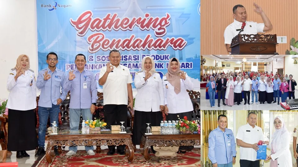 Pj Sekda Kota Pariaman Mursalim Buka Gathering Bendahara bersama Bank Nagari