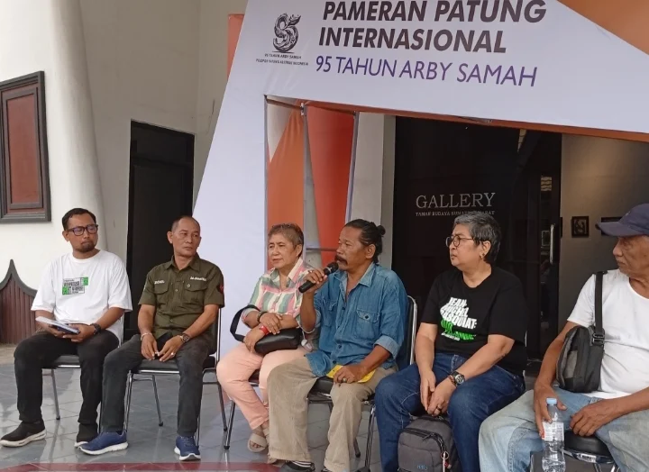Pameran Patung Internasional 95 Tahun Arby Samah Digelar di Tambud