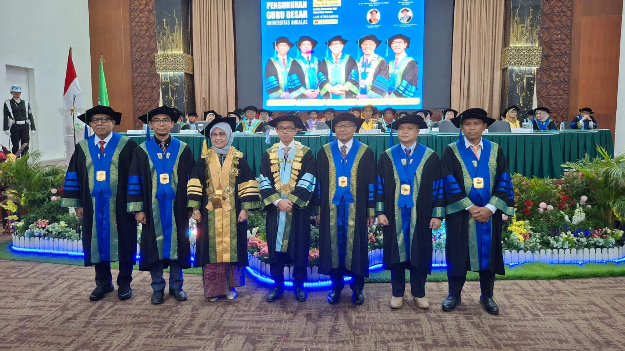 Universitas Andalas Kukuhkan Lima Guru Besar Baru