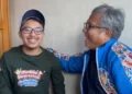 Pertemuan pelajar SMA 1 Bukittinggi, Nauli Al Ghifari dengan Rektor ITB, Prof Tata