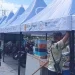 Indah dan rapi, bantuan tenda dari Bank Nagari membuat para pedagang Pinggir Batang Lembang semakin nyaman berjualan.(Ist)