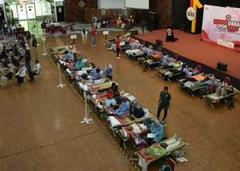 PT Semen Padang Kumpulkan 368 Kantong Darah dalam Donor HUT ke-80 RI