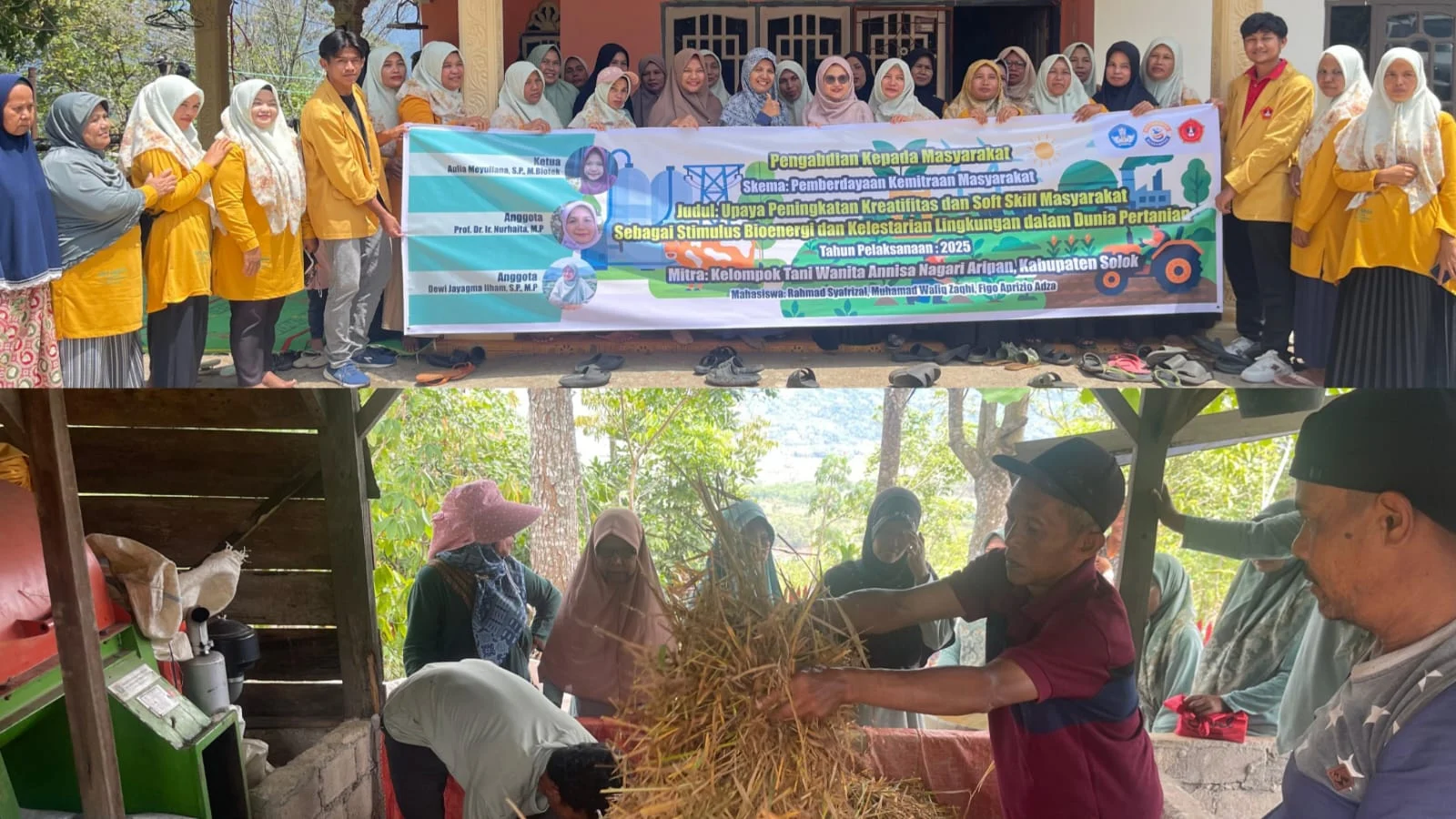 Dosen Pertanian UMMY Latih Kelompok Tani Annisa Manfaatkan Limbah Jerami dan Kotoran Ternak