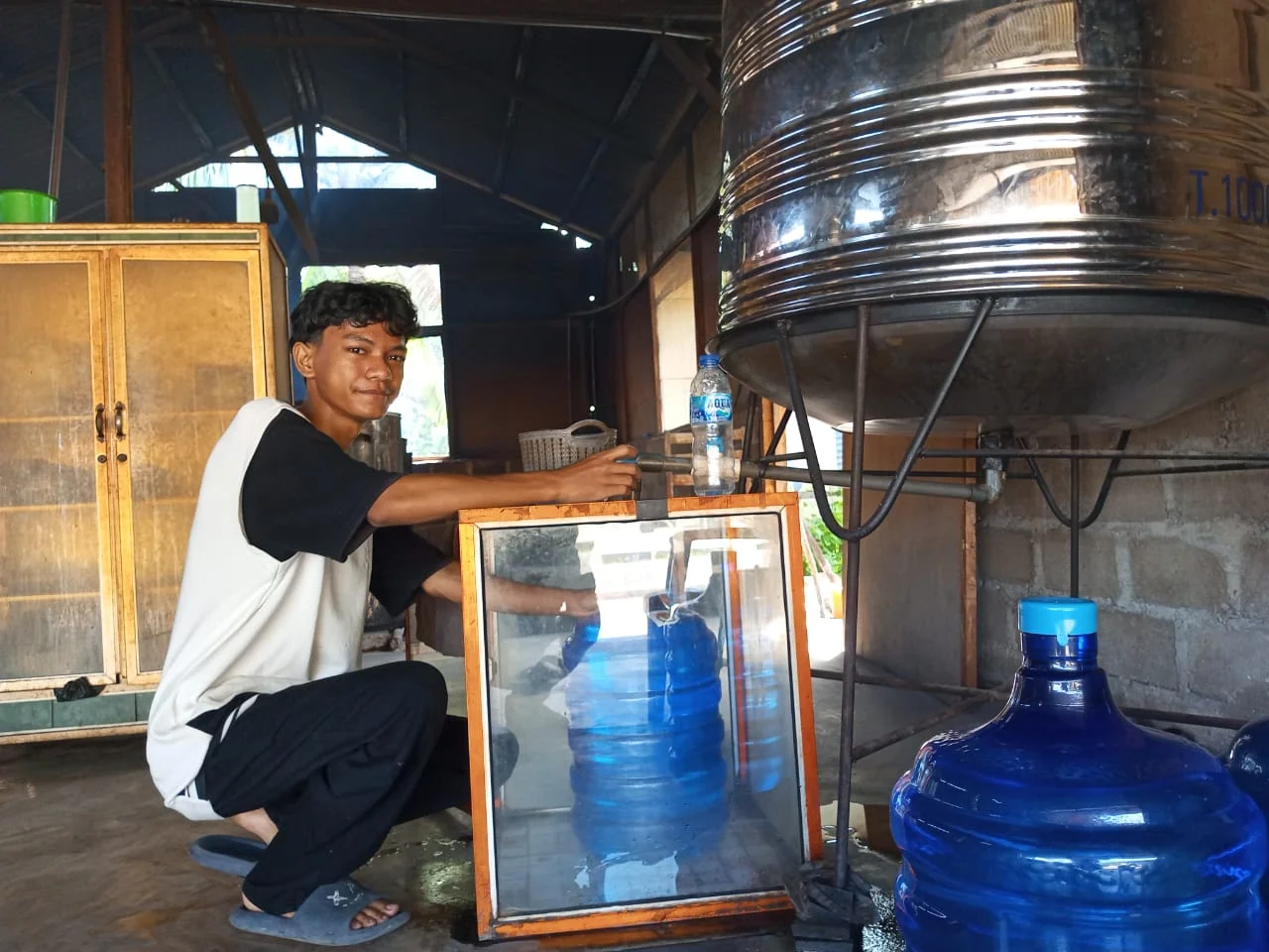 Usaha Depot Air Masak Rebus di Sutera Pessel Kian Diminati, Sehari Tembus 150 Galon