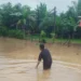 Kondisi banjir di salah satu kampung di Kabupaten Pesisir Selatan, Kamis (27/11/2025)