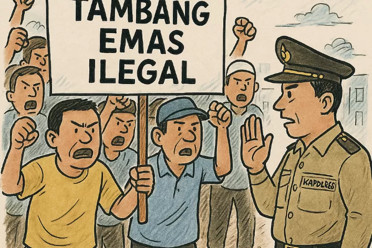 WALHI Desak APH Telusuri Live TikTok Operator Alat Peti di Pasbar, Jika Terbukti Tangkap