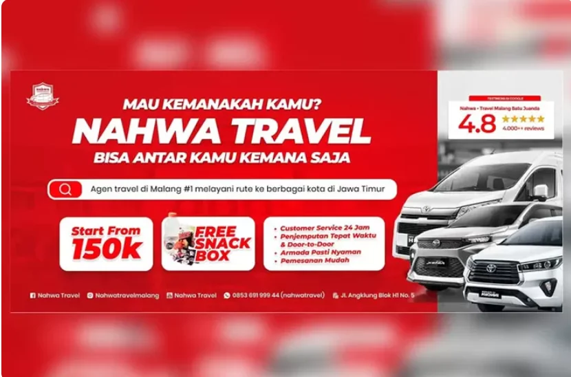 Travel Surabaya Malang Nahwa Travel, Solusi Transportasi Efisien untuk Pekerja dan Mahasiswa