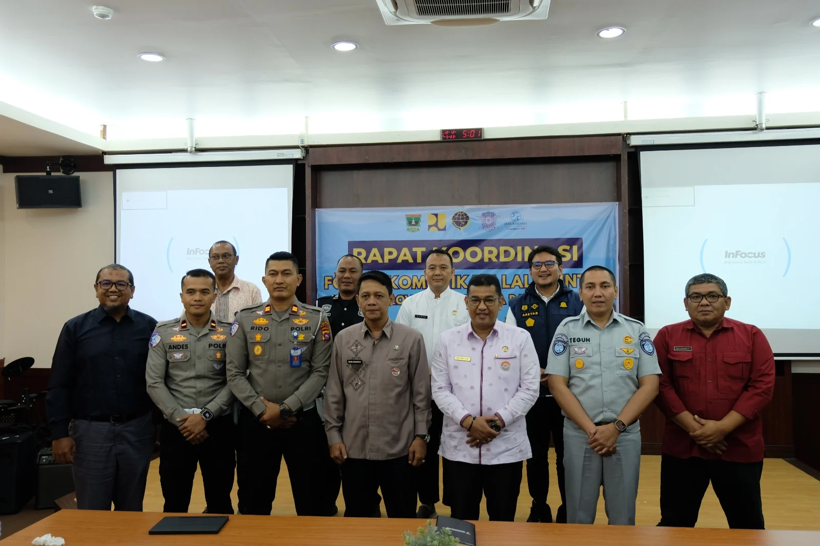 12 Poin Disepakati dalam Rapat Forum Komunikasi Lalu Lintas di Kantor Jasa Raharja untuk Kelancaran Sitinjau Lauik