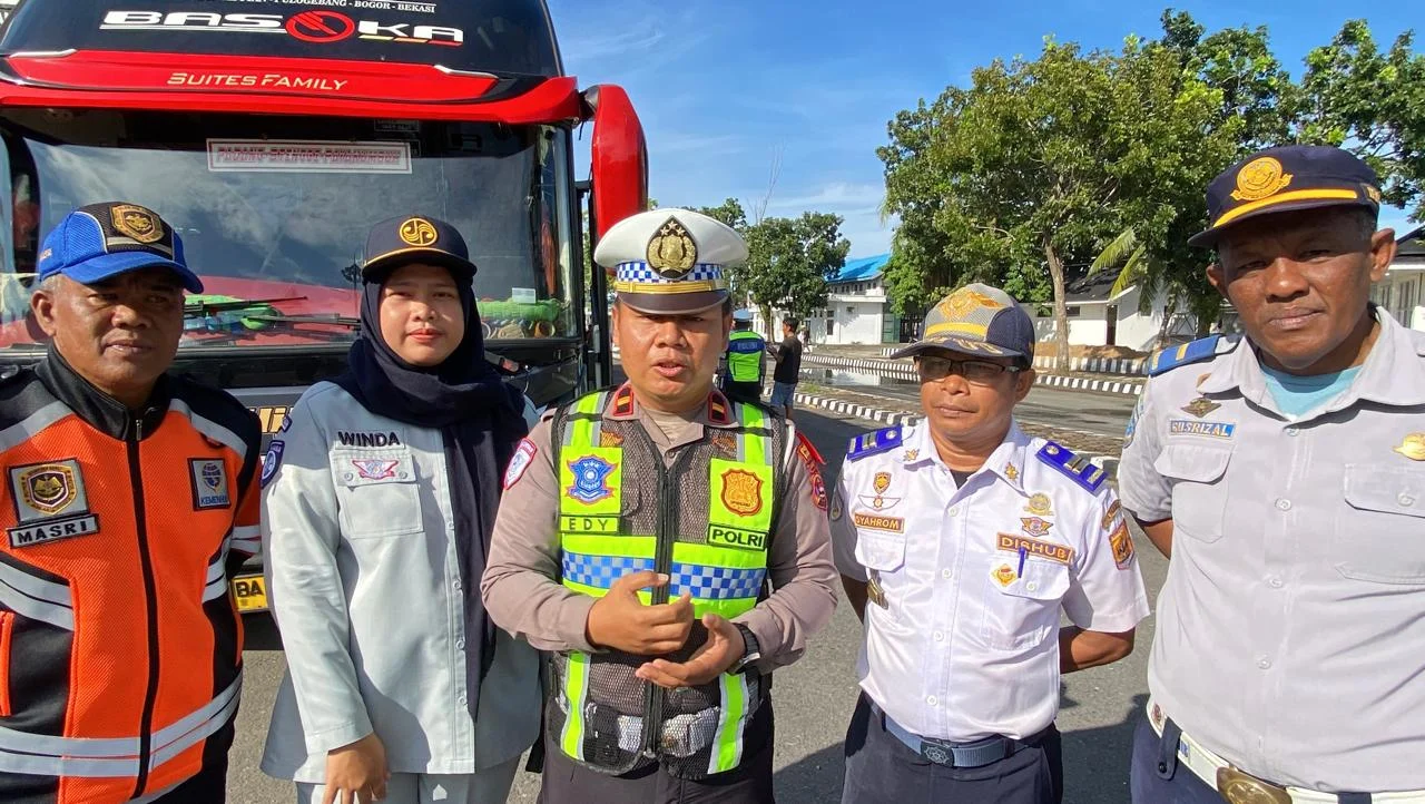 Jasa Raharja Sumbar Dukung Rampcheck Kendaraan Umum di Terminal Jati, Perkuat Mitigasi Risiko Kecelakaan