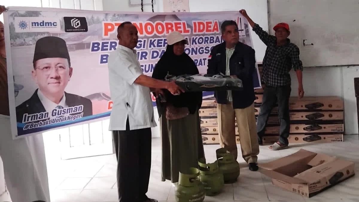 Gandeng PT Noorel Idea Jakarta, Irman Gusman Center Salurkan Bantuan Kompor Gas di Saniang Baka