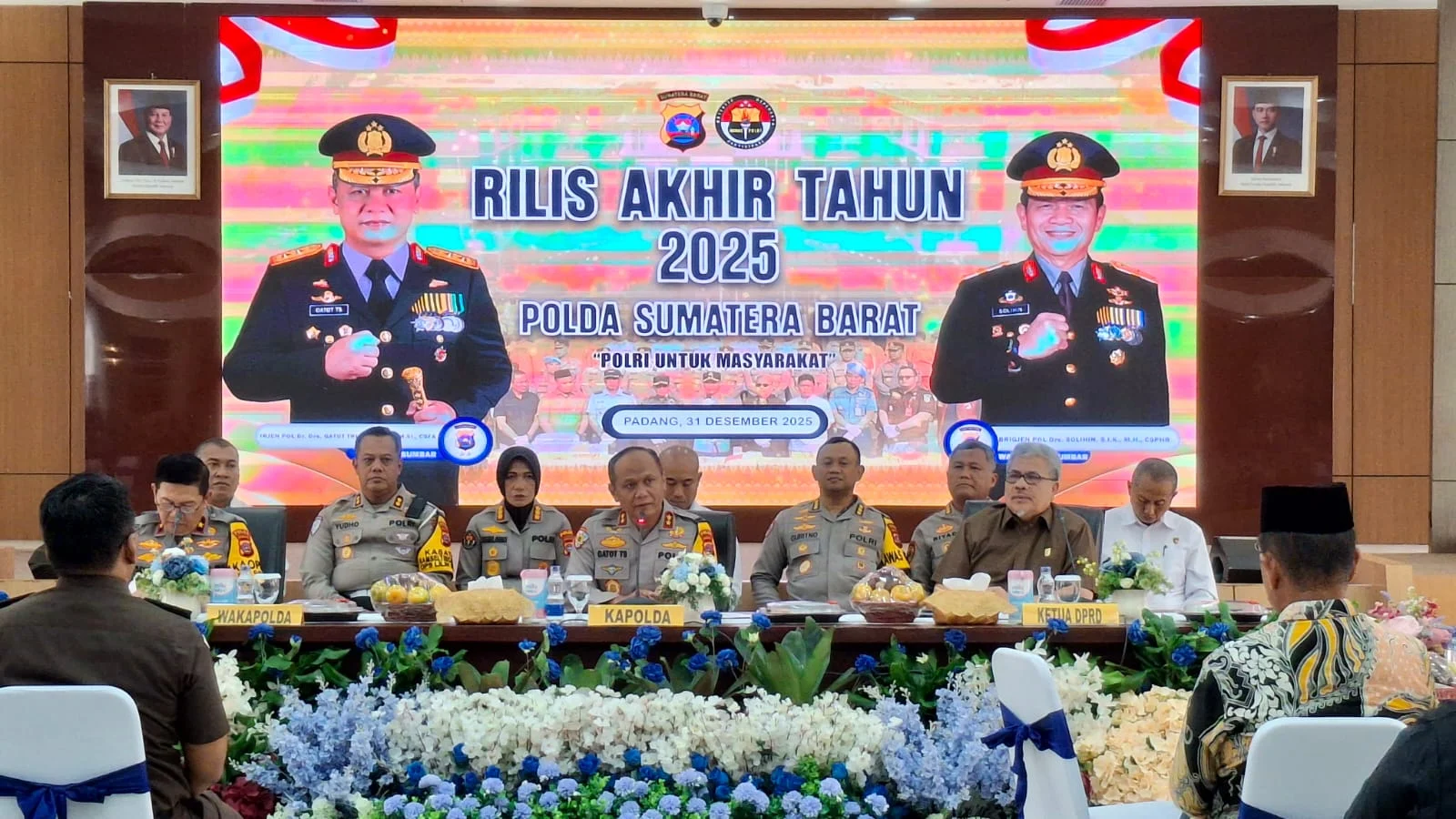 Rilis Akhir Tahun 2025 Polda Sumbar, Loyalitas Polri Hanya untuk Hukum dan Masyarakat