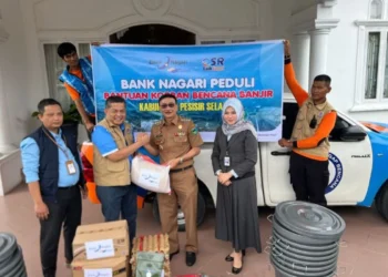 Penyaluran Bantuan Bencana dari Bank Nagari