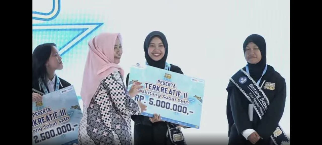 Siswi SMP Unggul Dharmasraya Raih Juara II Bintang Sobat SMP Tingkat Nasional