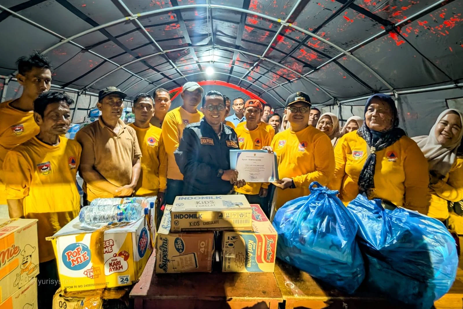 Bupati Eka Putra Ucapkan Terimakasih Bantuan untuk Tanah Datar
