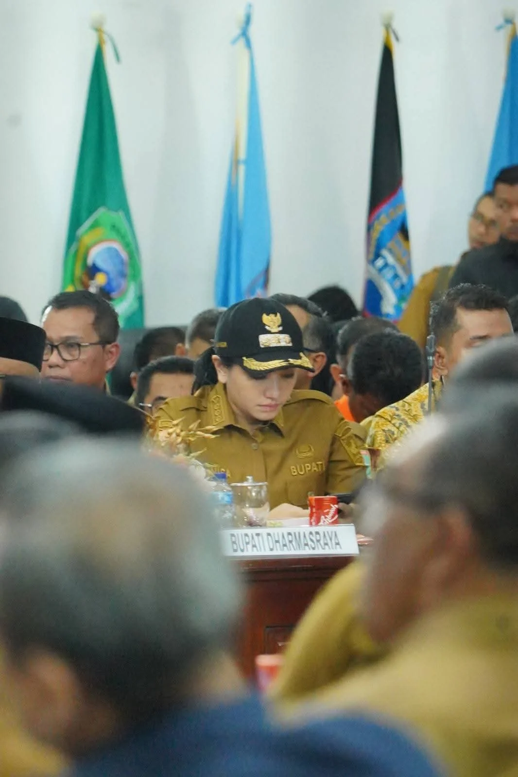 Bupati Annisa Hadiri Rakor Percepatan Rehabilitasi dan Rekonstruksi Pasca Bencana Bersama Mendagri