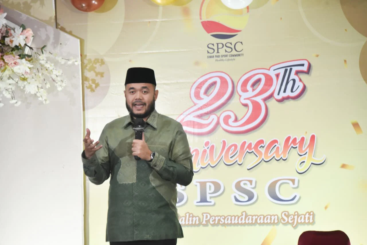 Wali Kota Padang Hadiri HUT ke-23 SPSC, Perkuat Sinergi Komunitas Menuju Kota Sehat
