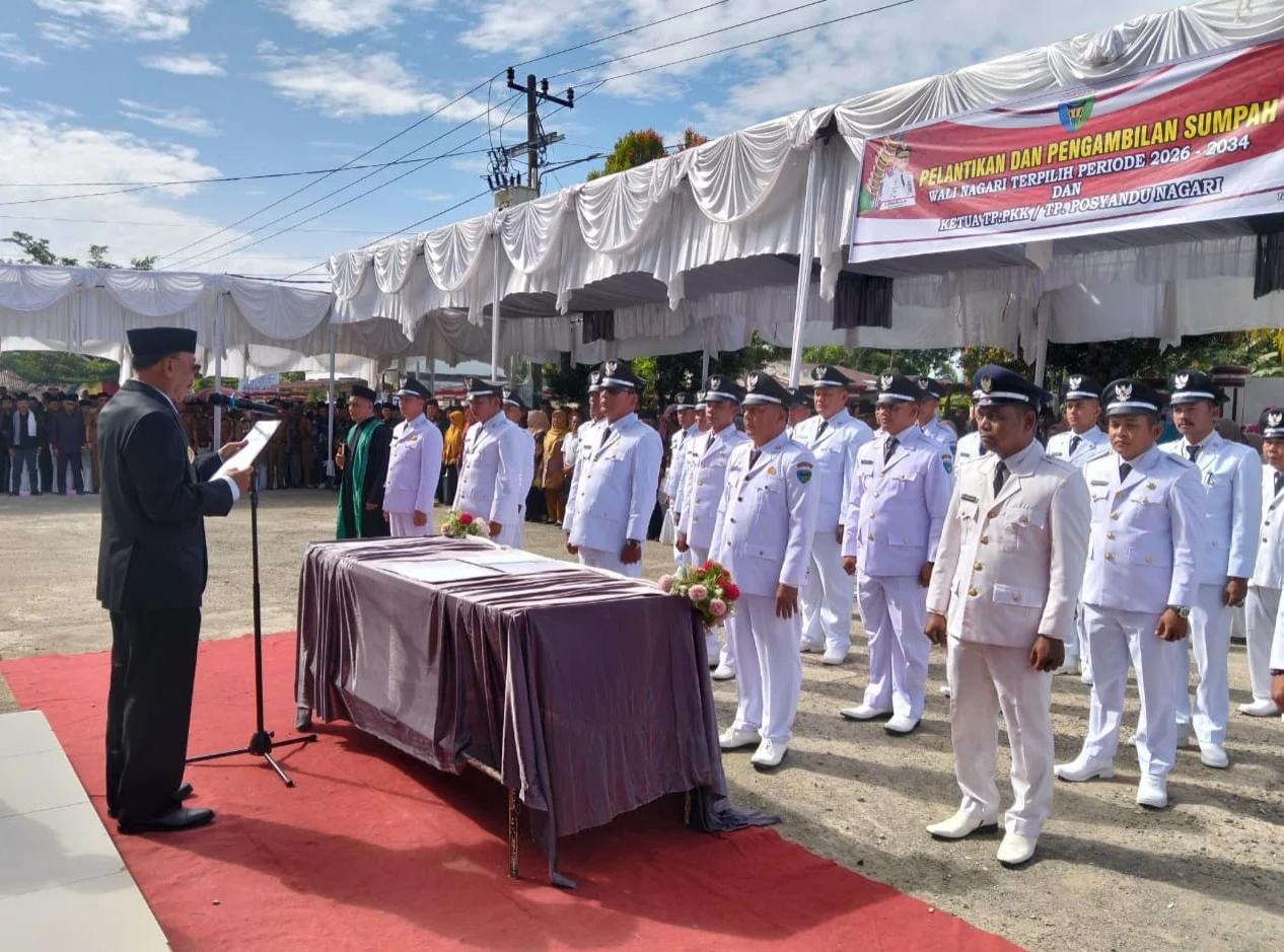 Sengketa Pilwana Selesai, Wali Nagari Kambang Utara dan Pulau Karam Dilantik