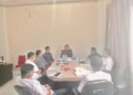 Hearing dibuka Sekretaris Komisi II DPRD Pessel, Pardis bersama Dinas Pertanian dan Perdagangan serta Asisten II