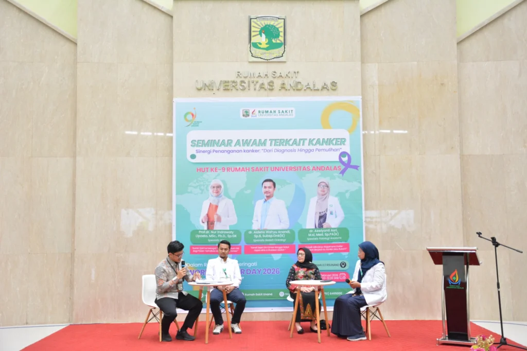 Sinergi Multidisiplin dalam Penanganan Kanker, RS UNAND Hadirkan Tiga Pakar pada Seminar Awam
