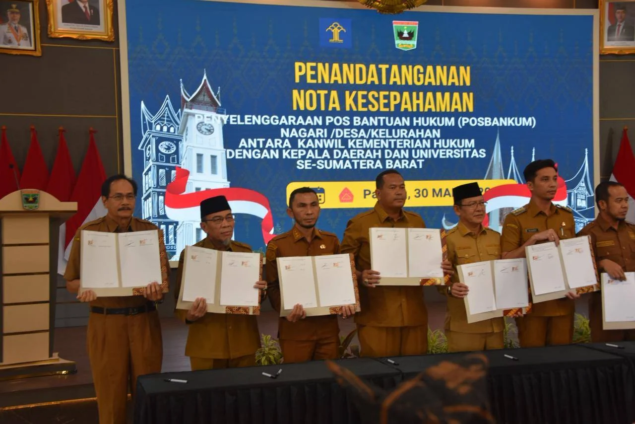 Sumbar Resmikan 1.265 Posbankum, Padang Panjang Perkuat Layanan Hukum