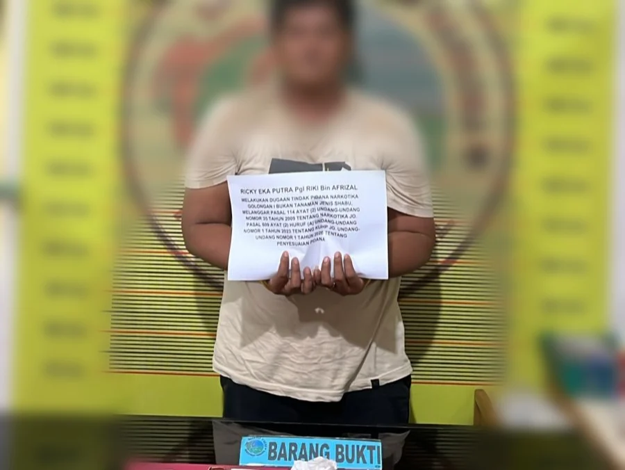 Tersandung Kasus Narkoba, Mantan PNS di Bayang Ditangkap Polisi