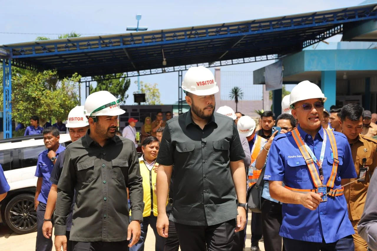 Fadly Amran Dampingi Zigo Rolanda Tinjau Rencana Pengembangan SPAM Taban 3 di Palukahan Berkapasitas 200 Liter per Detik