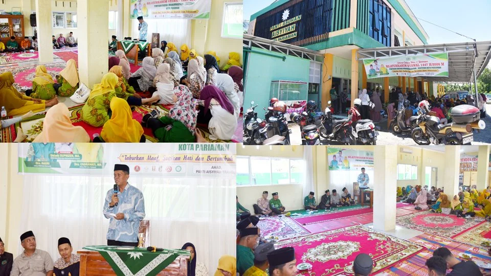 Hadiri Silaturrahim Syawal 1447 H/2026 M PDM dan PDA Kota Pariaman, Ini Pesan Elfis Candra