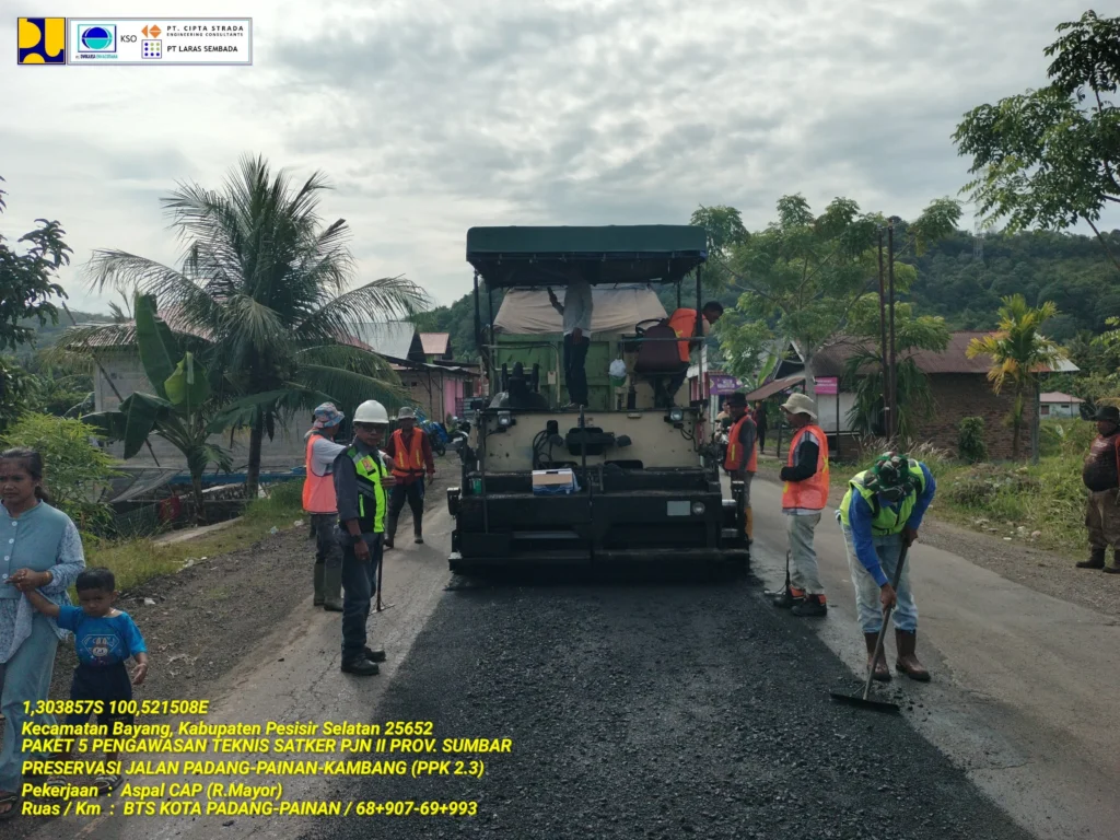 BPJN Sumbar Mulai Kerjakan Ruas Padang-Painan-Kambang, Fokus Perbaikan dan Pemeliharaan