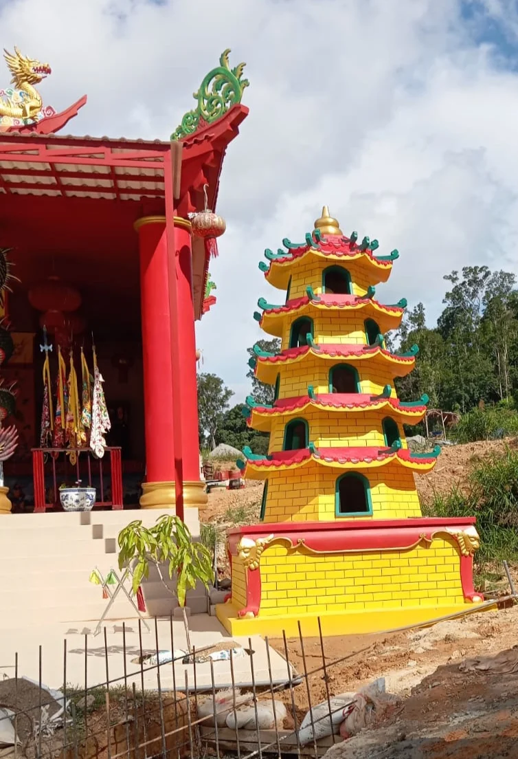 Heboh, Bangunan Mirip Klenteng di Kawasan Pulau Cubadak Tuai Reaksi