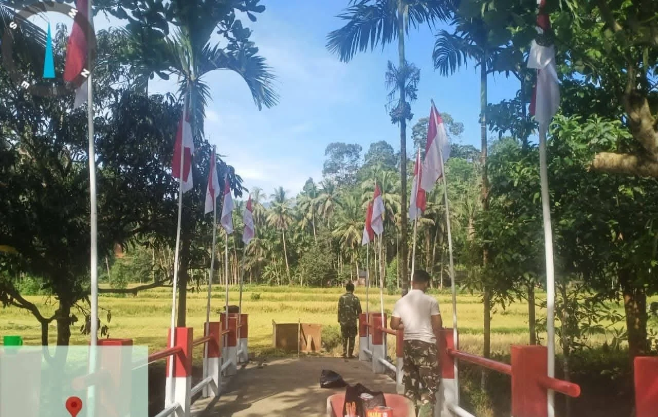 TNI Rampungkan Dua Jembatan Aramco, Infrastruktur Usulan Bupati Annisa Itu Sudah Dapat Dimanfaatkan Masyarakat