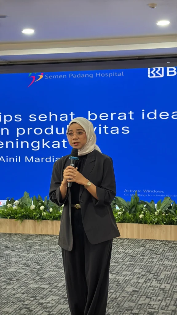 Edukasi dan Layanan Kesehatan Terpadu, SPH Hadir di Kegiatan Health Talk BRI Padang