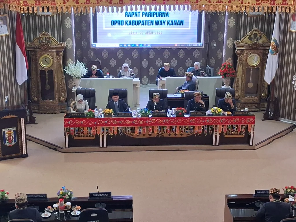 Paripurna HUT ke-27 Way Kanan, Bupati Ayu Tekankan Sinergi Pembangunan Lewat SIKOP