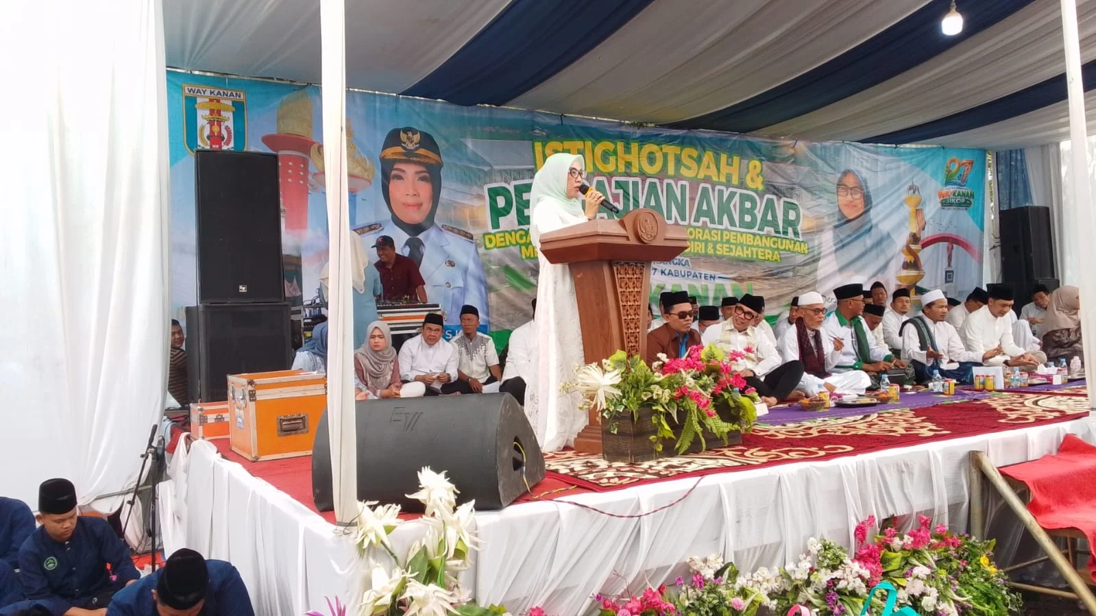 HUT ke-27 Way Kanan, Pemkab Gelar Istighotsah dan Pengajian Akbar