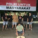 Terduga Pelaku setelah menyerahkan diri ke Polresta Padang